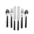 Barebones Living Barebones Flatware, Minimalist Modern Outdoor Utensils Polished, 2PK CKW-360